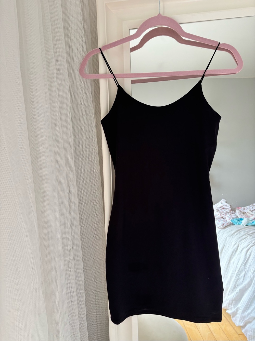 GARAGE black slip dress